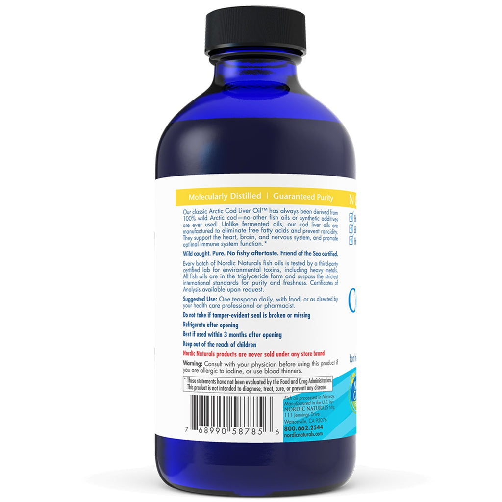 Nordic Naturals - Arctic Cod Liver Oil (8 fl oz)